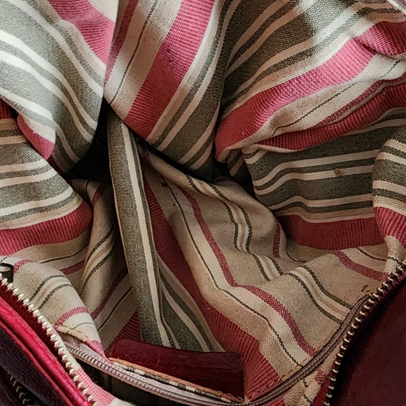 Floto Red Leather Bag - Picture 12 of 12